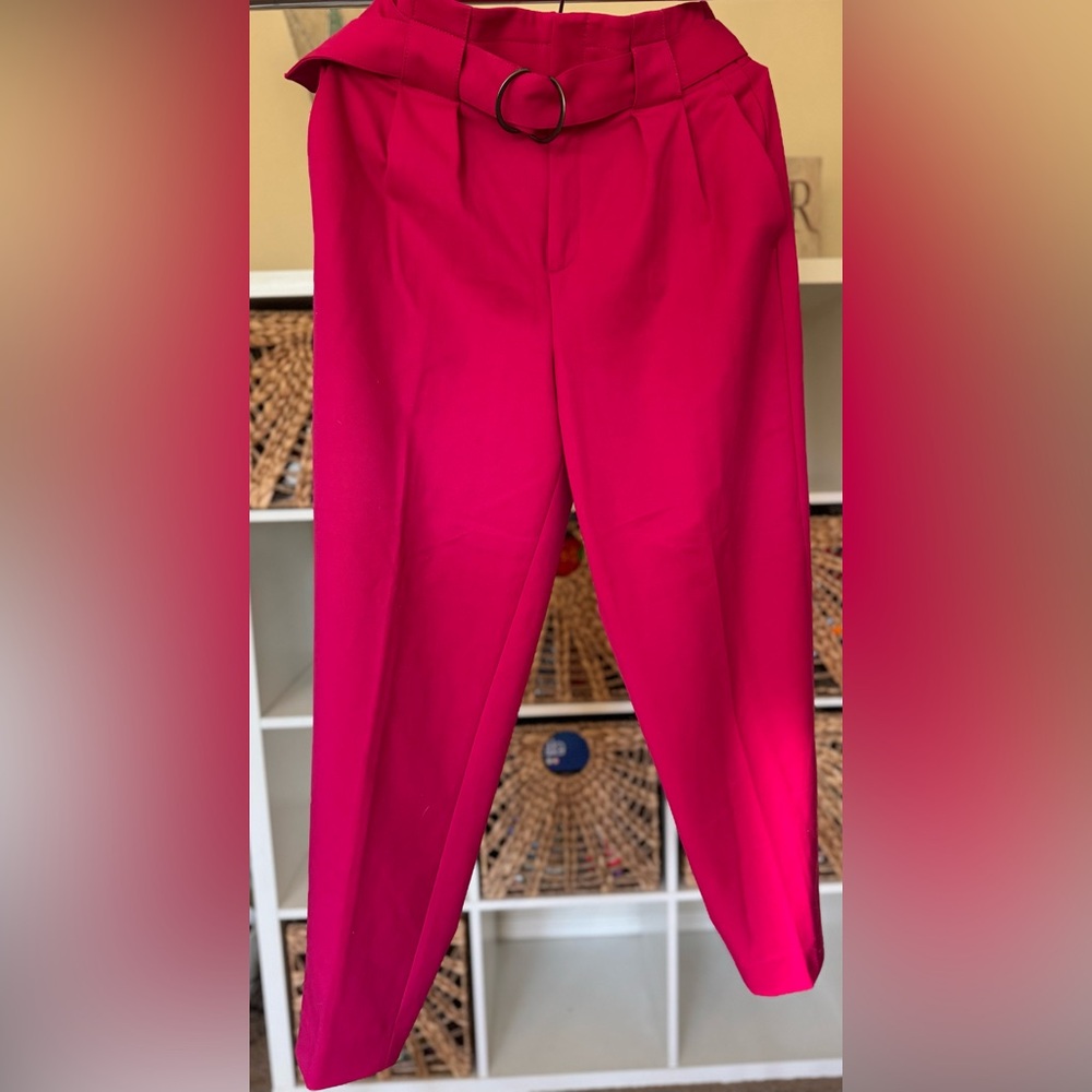 BANANA REPUBLIC WOMEN'S HIGH RISE TAPERED CROP PANTS